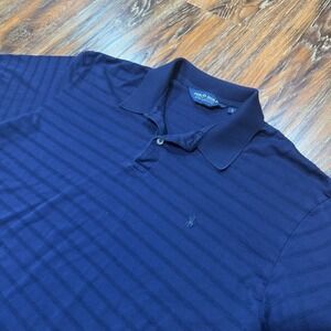Polo Ralph Lauren Vintage Men's Navy Blue Golf Shirt Size L‎ - Large